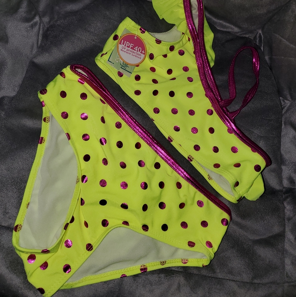 Polka Dot 2 Piece Bathing Suit